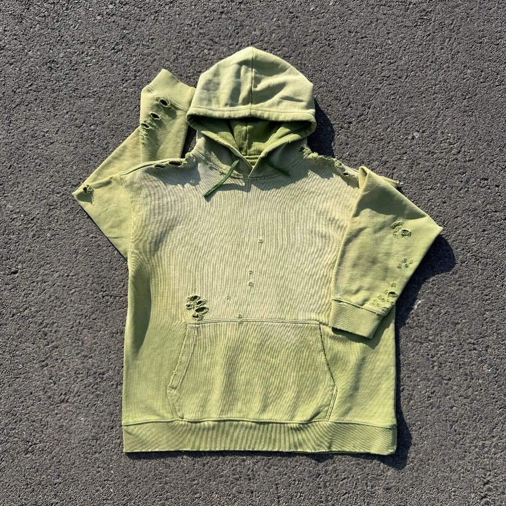 Damage Washed Heavyweight Hoodie WN16700