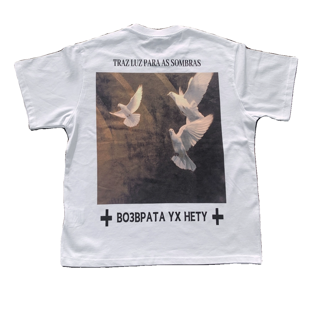 Portrait Dove Print Short Sleeve T-Shirt WN16665