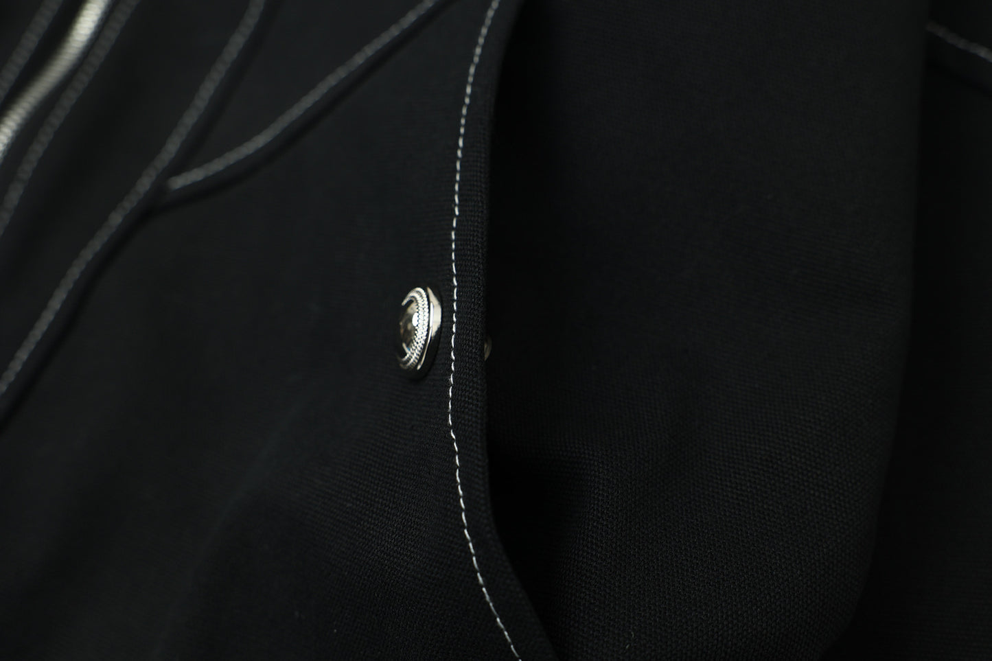 Metal Buttons Patchwork Hooded Jacket WN16109