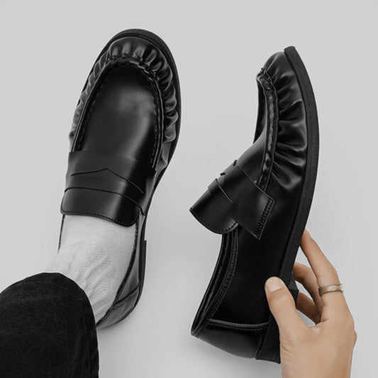 Ruffle Detail Strap Loafers WN23362