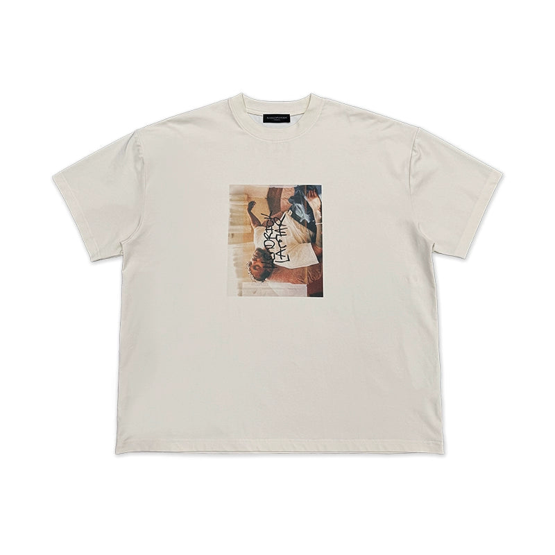 Portrait Print Short Sleeve T-Shirt WN17672