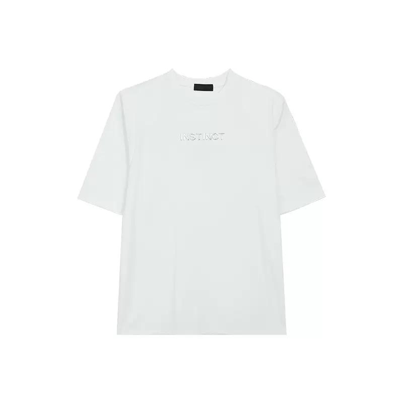 Letter Print Oversize Short Sleeve T-Shirt WN24922