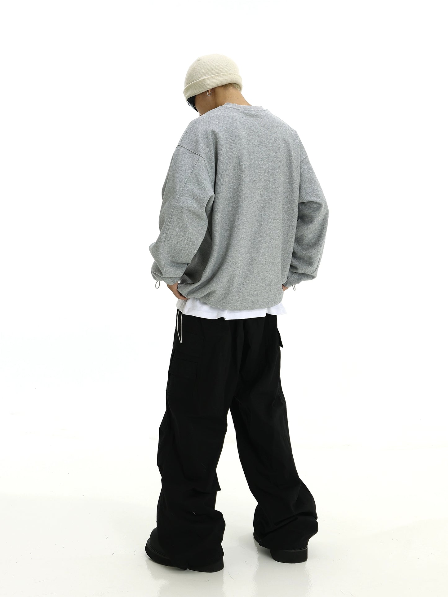 Half Zipper Oversize Sweatshirt WN5766