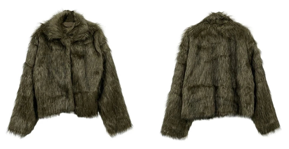 Oversize Fur Jacket WN3534