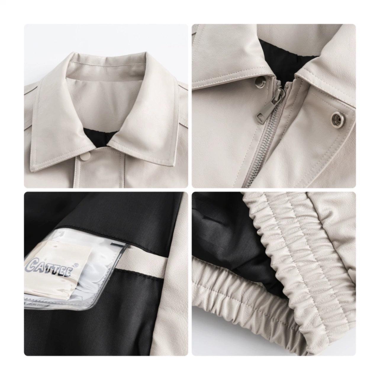 Oversize PU Leather Jacket WN2535