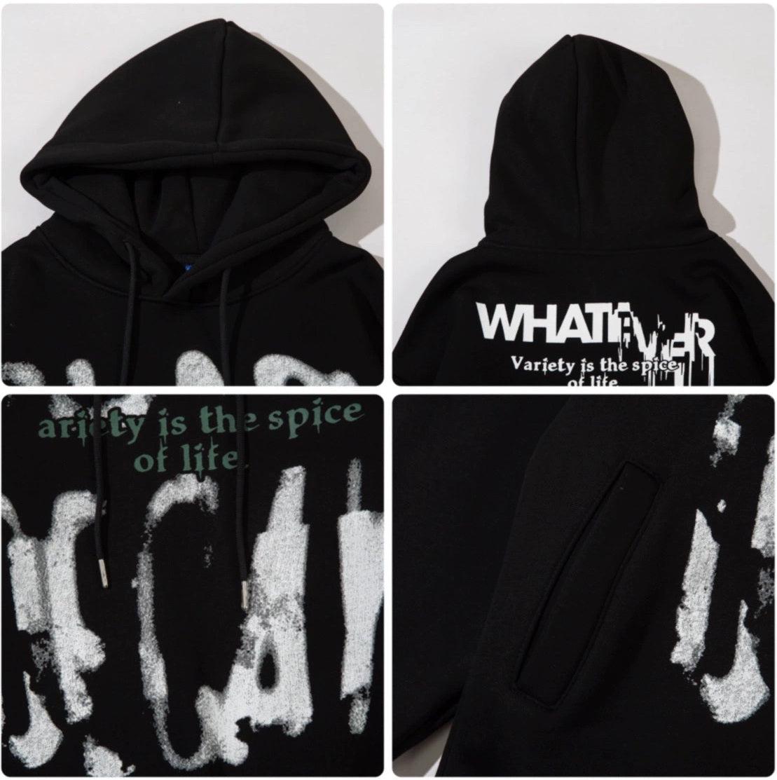 Oversize Print Hoodie WN2570