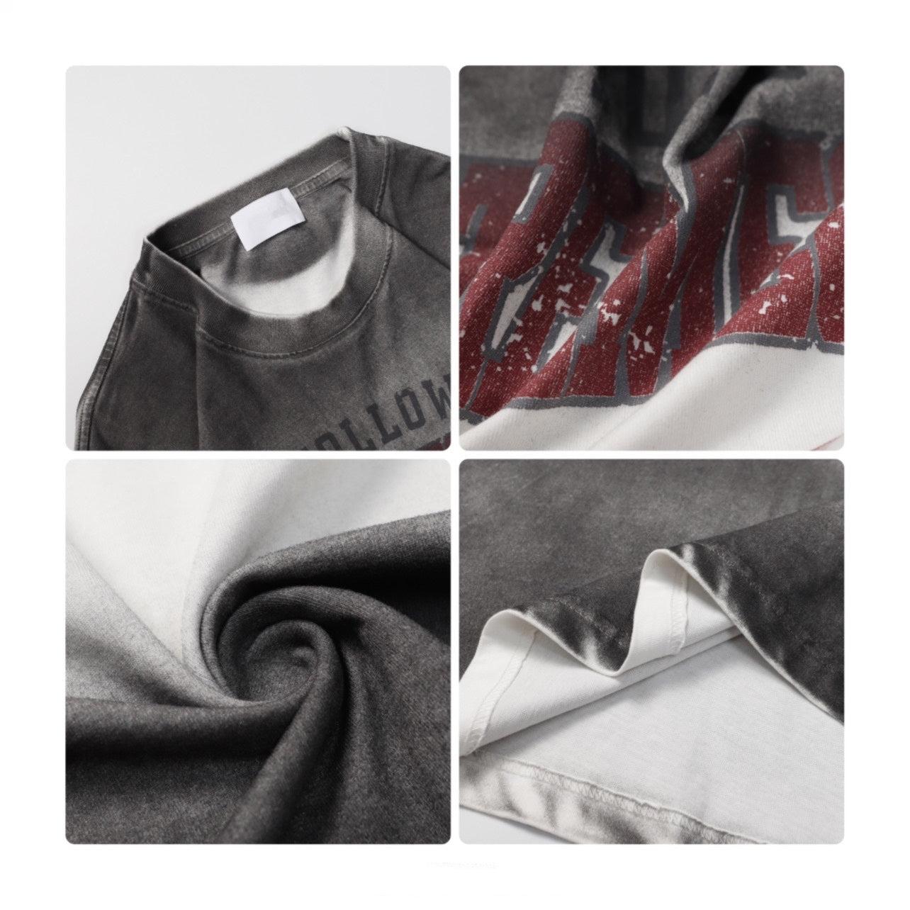 Oversize Print Long-sleeve T-shirt WN2099