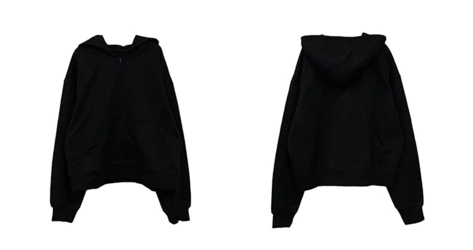 Oversize Zipper Hoodie WN3594