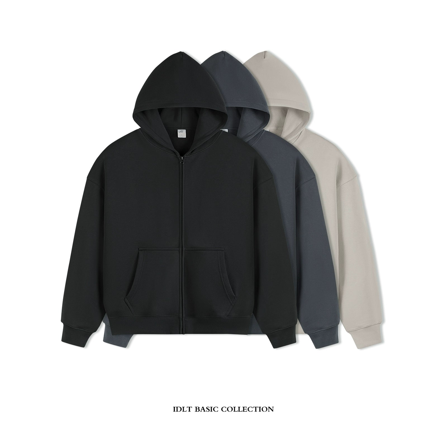 Oversize Zipper Hoodie WN4293