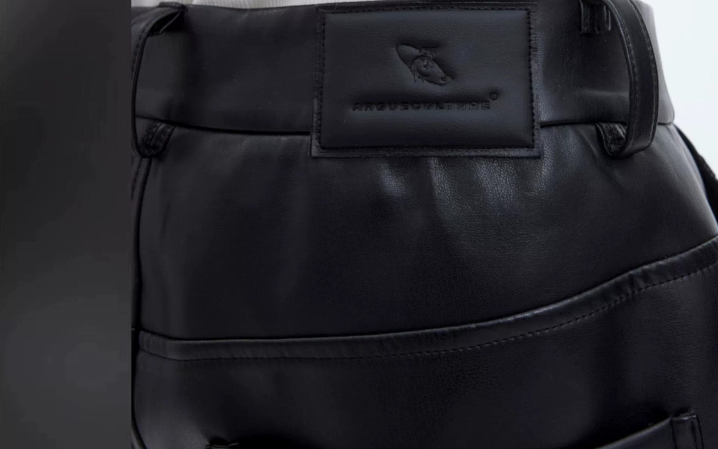 PU Leather Flared Pants WN3680