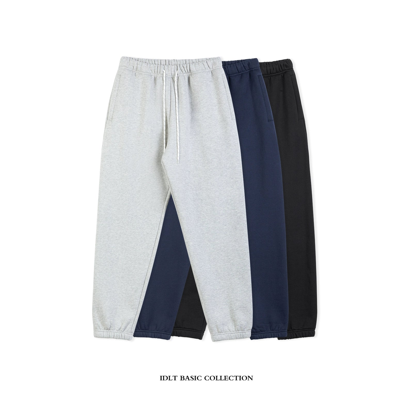 Simple Basic Wide Sweatpants WN4267