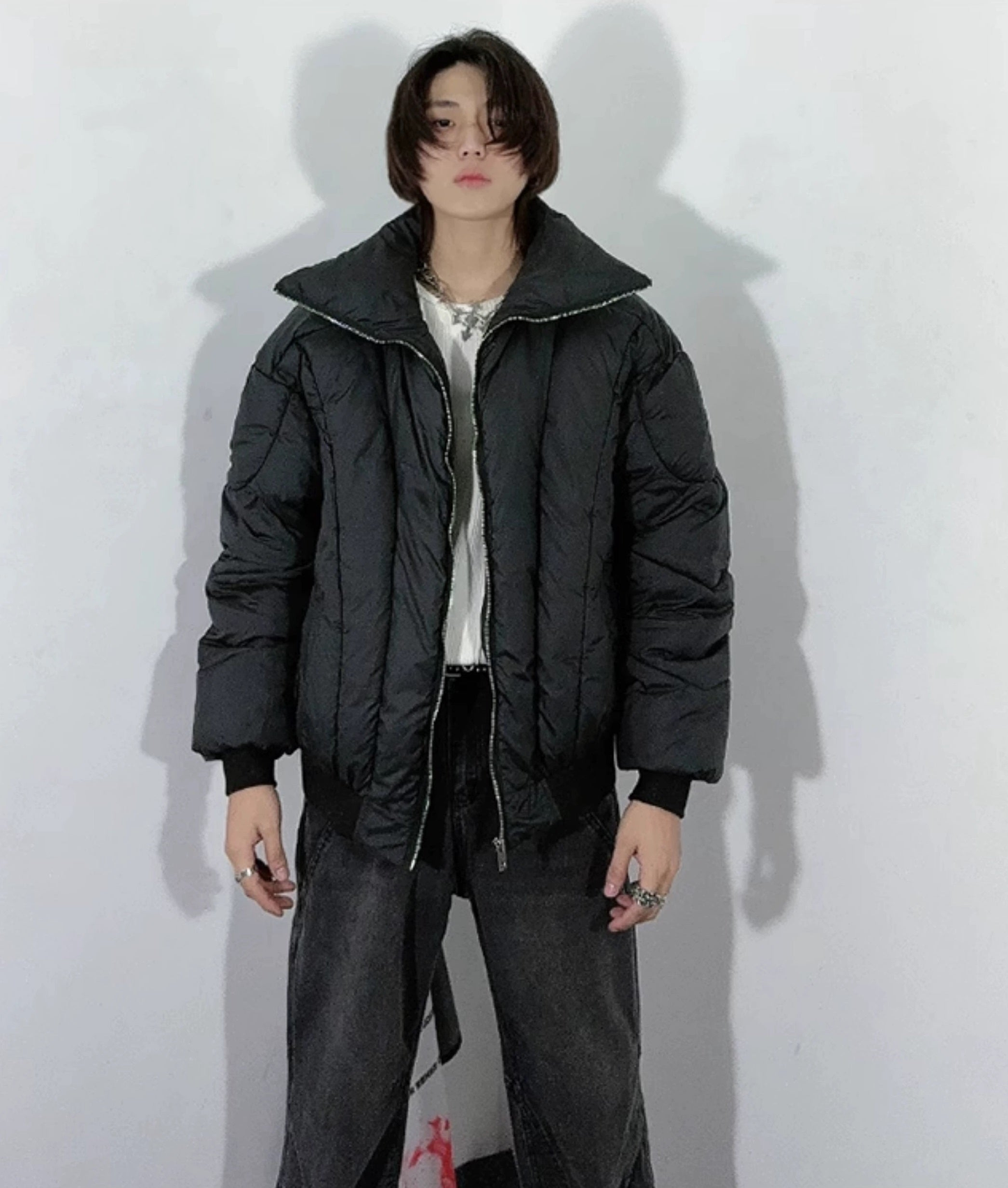 Standing-collar Puffer Jacket WN3284