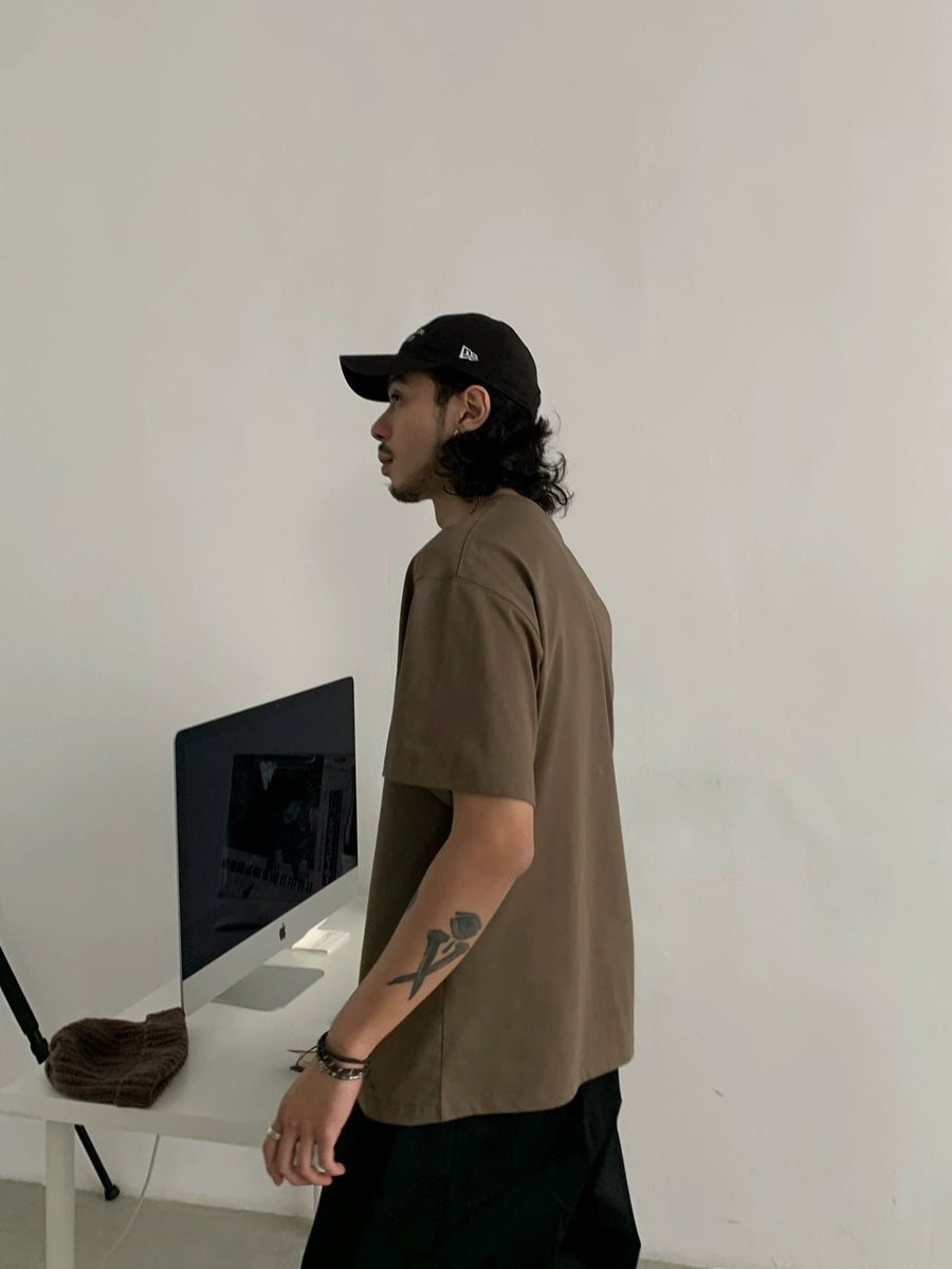 Basic Design Short Sleeve T-Shirt WN4797