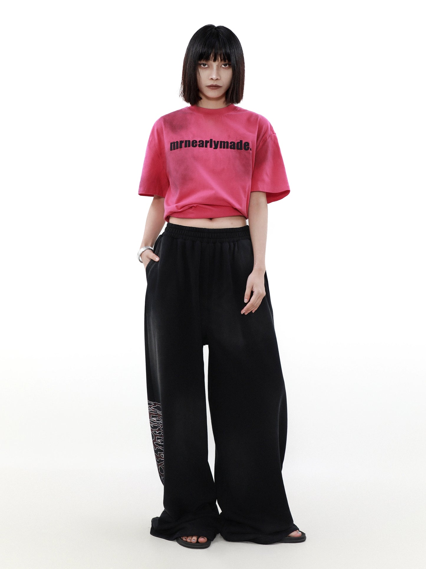 Dirty Dye Design Short Sleeve T-Shirt WN4943