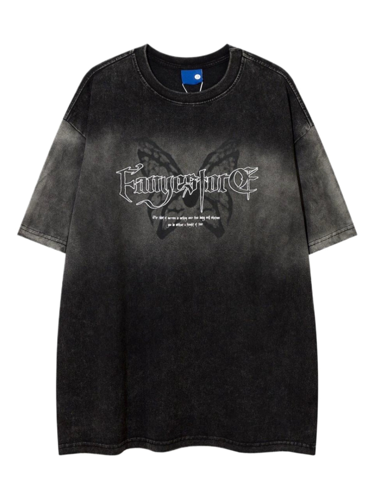 Logo Print Oversize Wash Short Sleeve T-Shirt WN4644