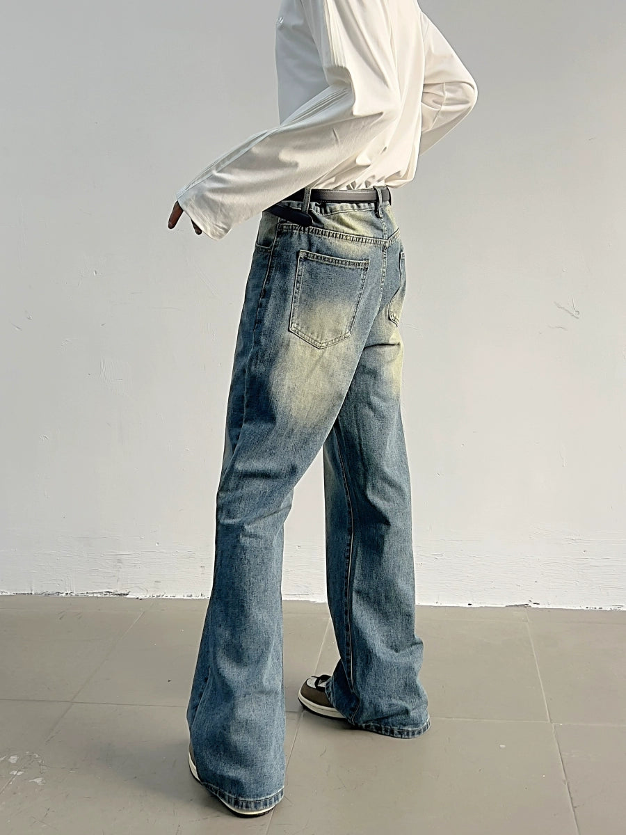 High Waist Flare Denim Jeans WN5006