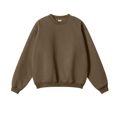 Fleece Lining Oversize Sweatshirt WN9928