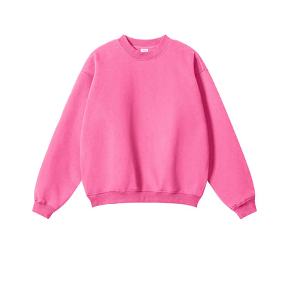 Fleece Lining Oversize Sweatshirt WN9928