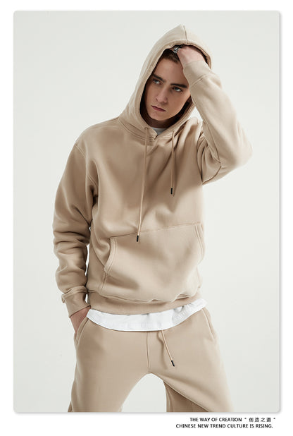Fleece Lining Oversize Hoodie & Fleece Lining Sweatpants Setup WN9931-K2
