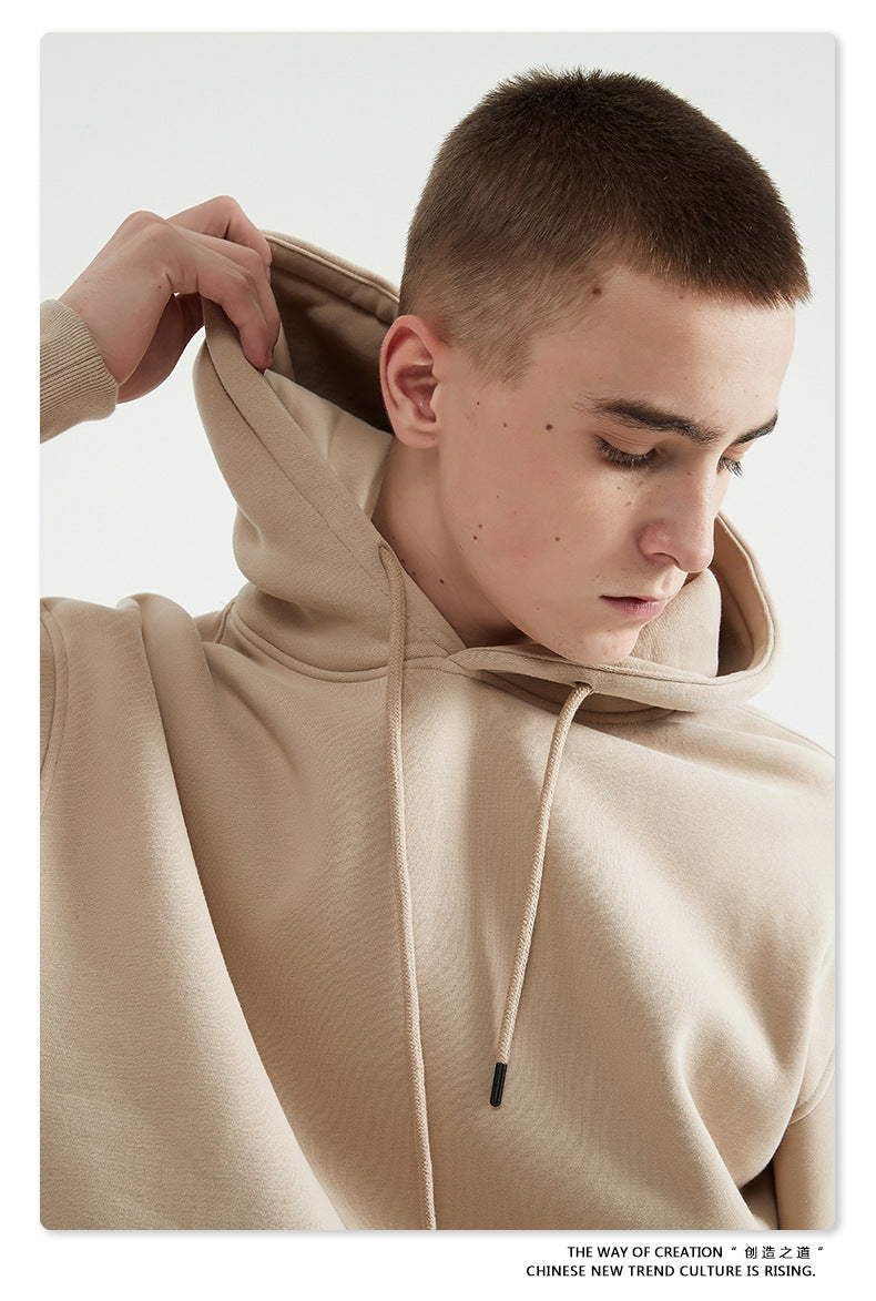 Fleece Lining Oversize Hoodie & Fleece Lining Sweatpants Setup WN9931