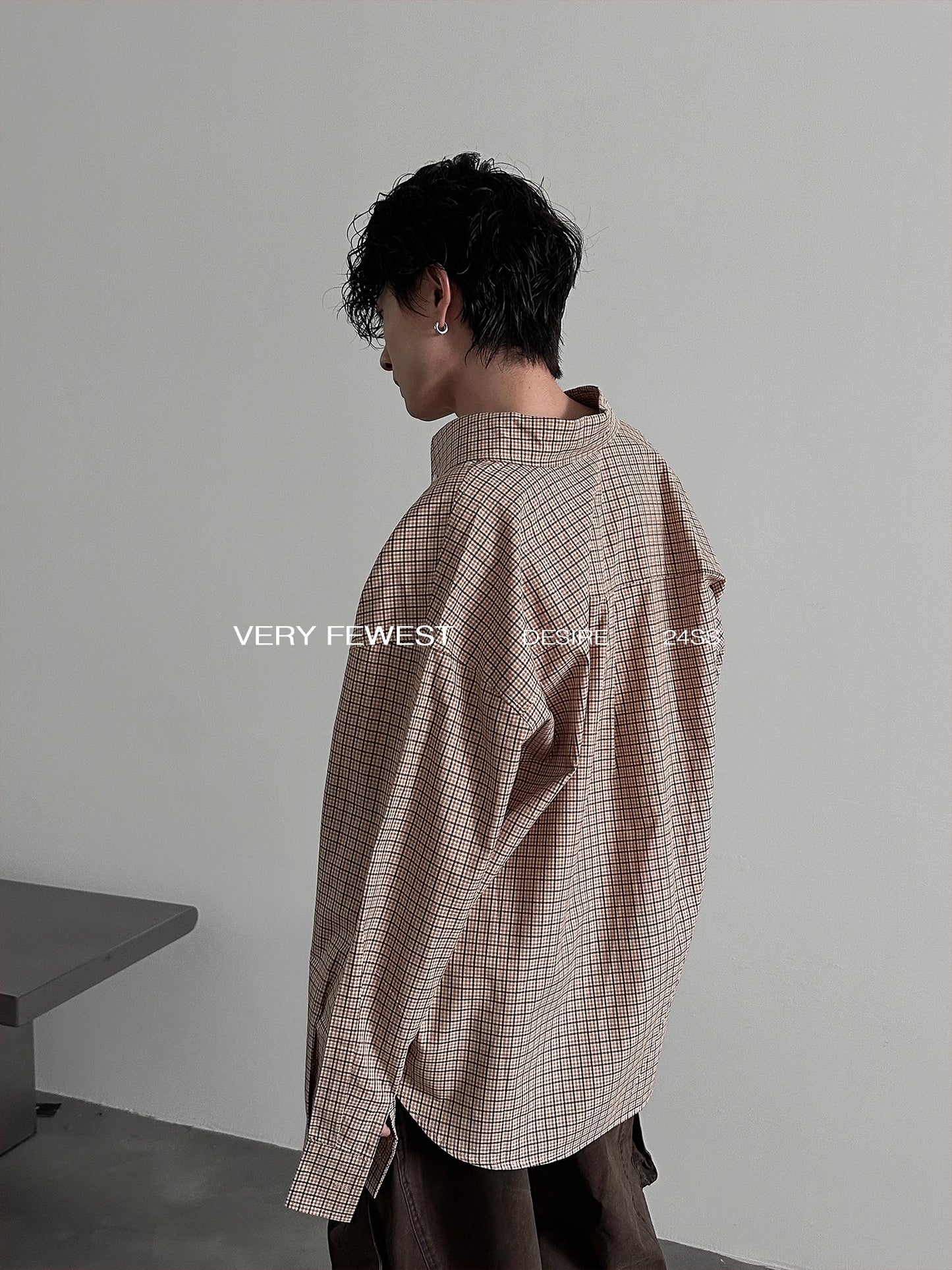 Checkered Long Sleeve Shirt WN8911