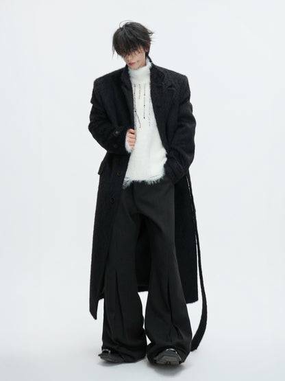 Gem Decor Heavyweight High-Neck Knit Sweater WN22606