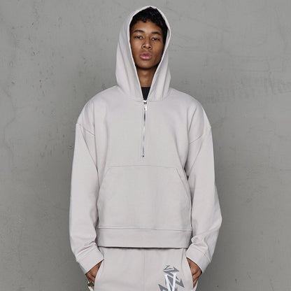 Half Zipper Oversize Hoodie & Sweatpants Setup WN21000