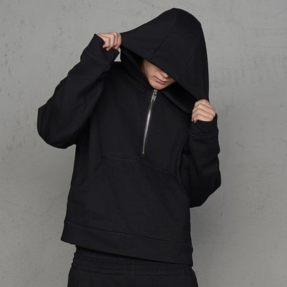 Half Zipper Oversize Hoodie & Sweatpants Setup WN21000