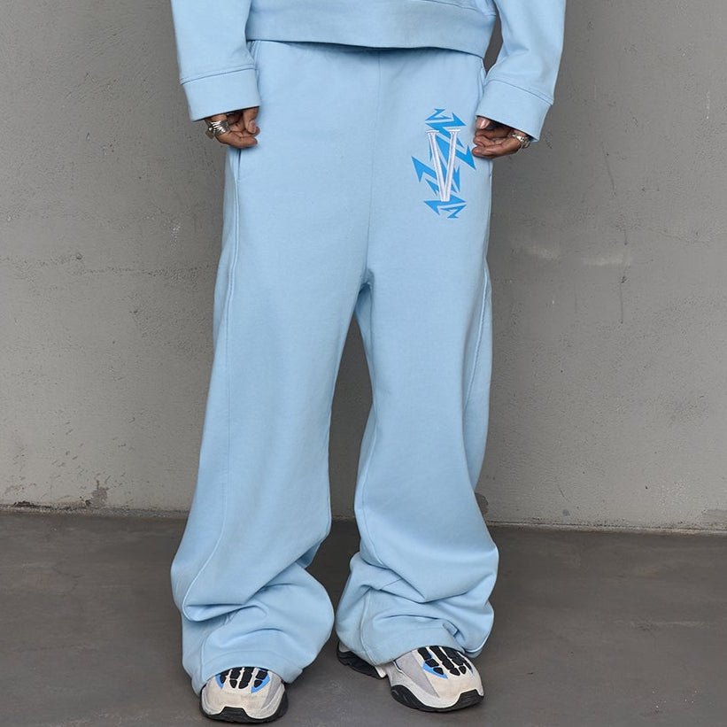 Half Zipper Oversize Hoodie & Sweatpants Setup WN21000