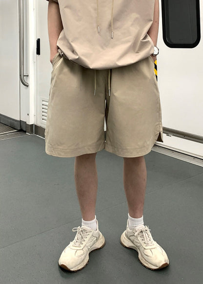 Half Zip Short Sleeve T-Shirt & Half Pants Setup WN24901