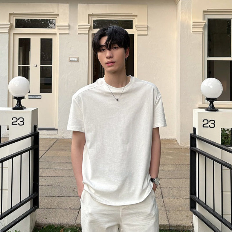 Plain Short Sleeve T-Shirt WN24973