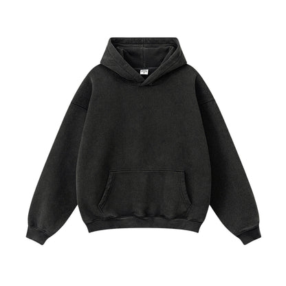 Washed Fleece Linning Oversize Hoodie WN9961