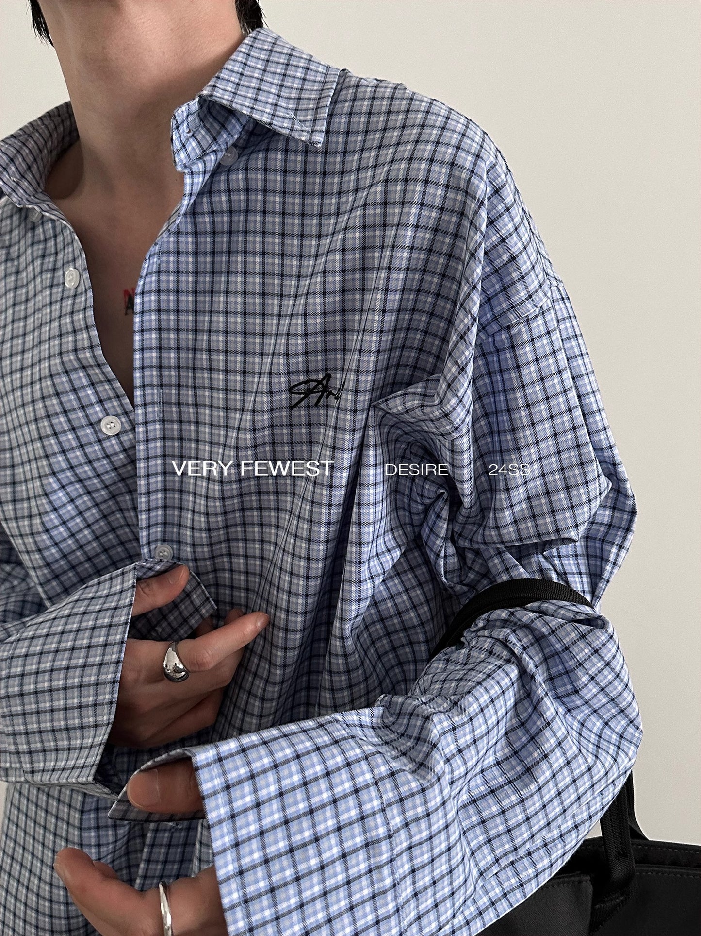 Checkered Long Sleeve Shirt WN8911