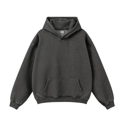 Washed Fleece Linning Oversize Hoodie WN9961