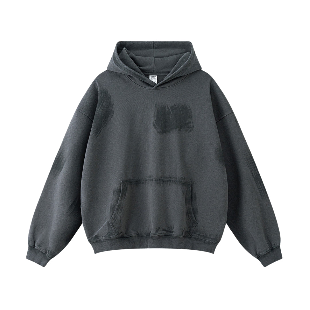 Oversize Brushed Paint Hoodie WN7867