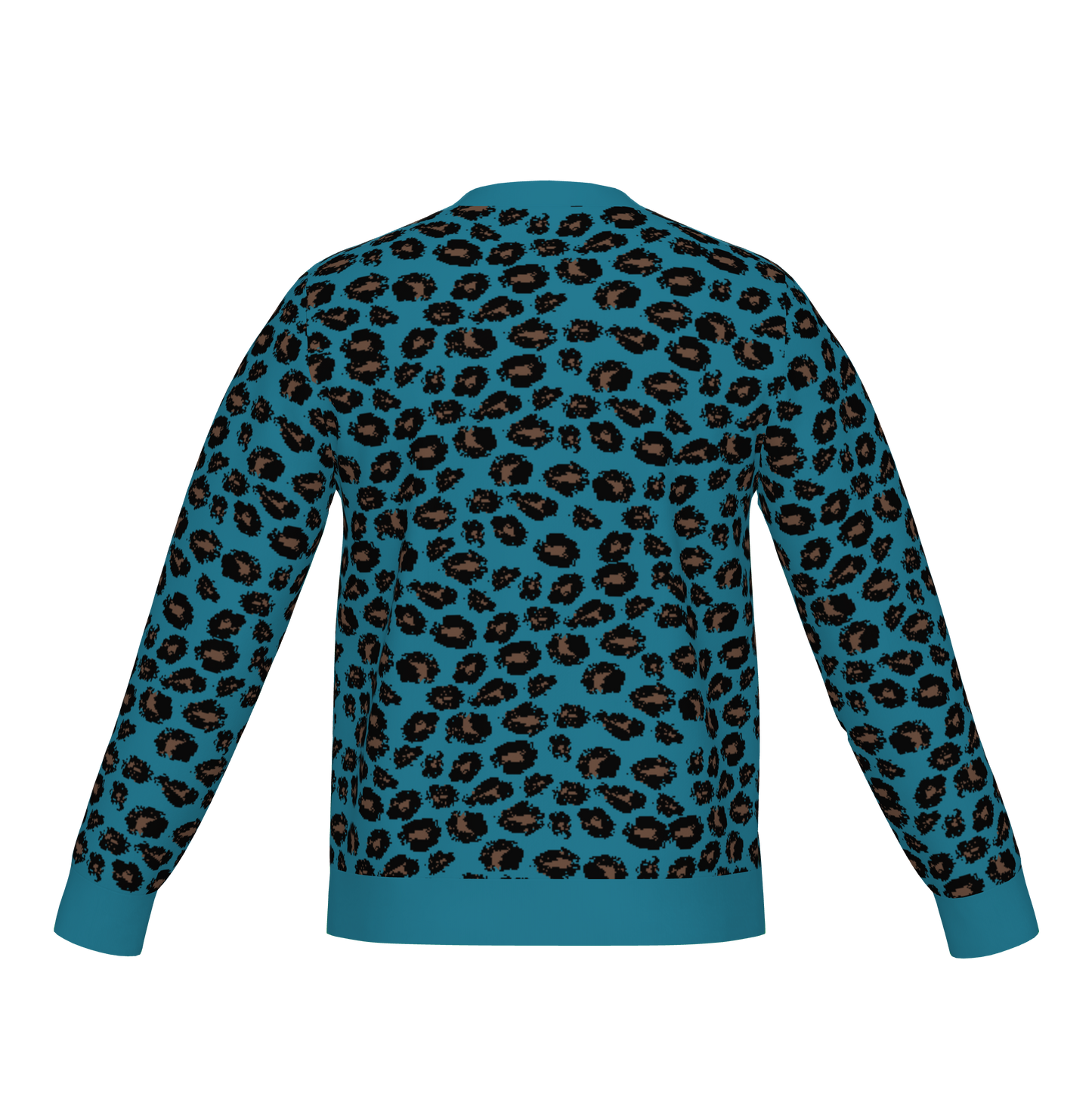 Classic Fit Leopard Pattern Knit Sweater WNK0006