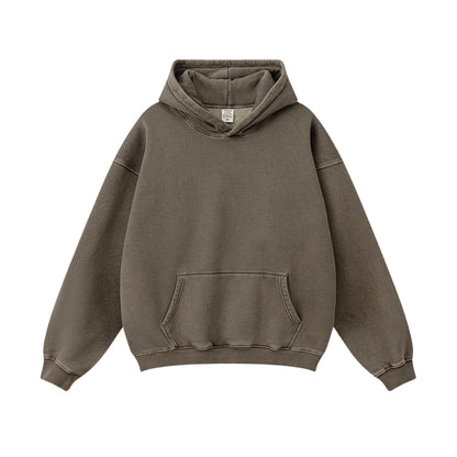 Washed Fleece Linning Oversize Hoodie WN9961