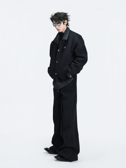 Fake Layered Stripe Jacket WN22600