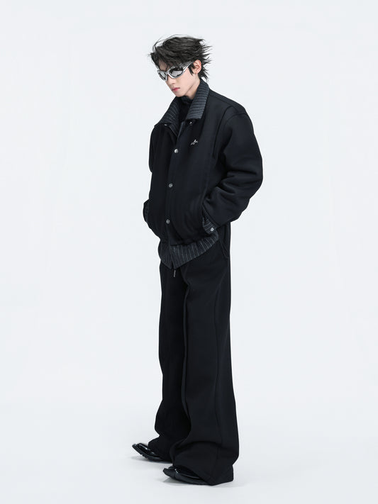 Fake Layered Stripe Jacket WN22600