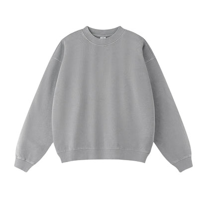 Washed Round Neck Sweatshirt & Sweatpants Setup WN7902