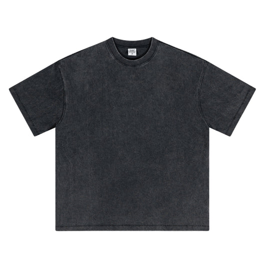 Washed Oversize Short-sleeve T-shirt WN6387
