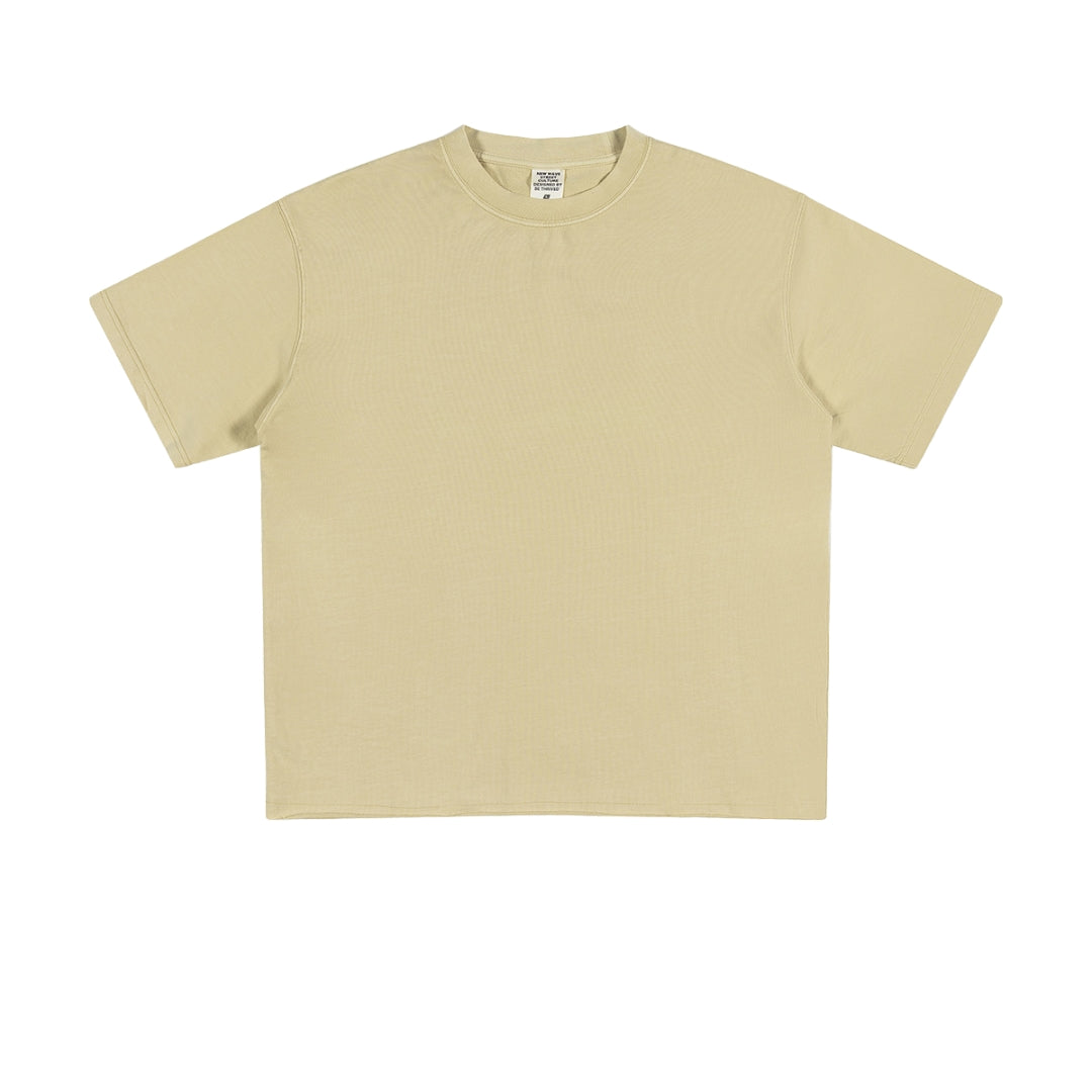 Water Washed Heavyweight Oversize Short Sleeve T-Shirt WN6077
