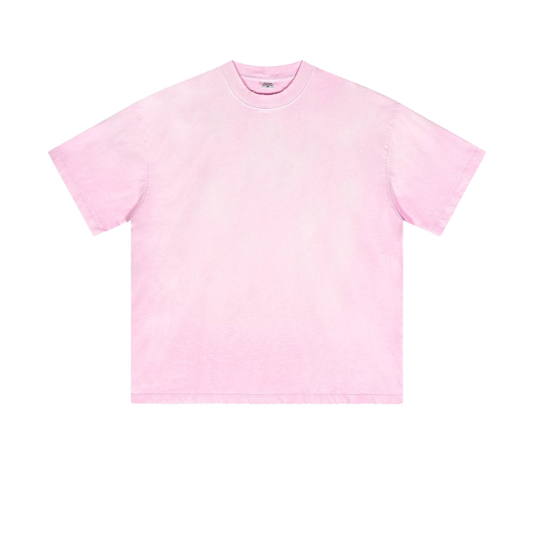 Washed Gradient Oversize Short Sleeve T-Shirt WN6070