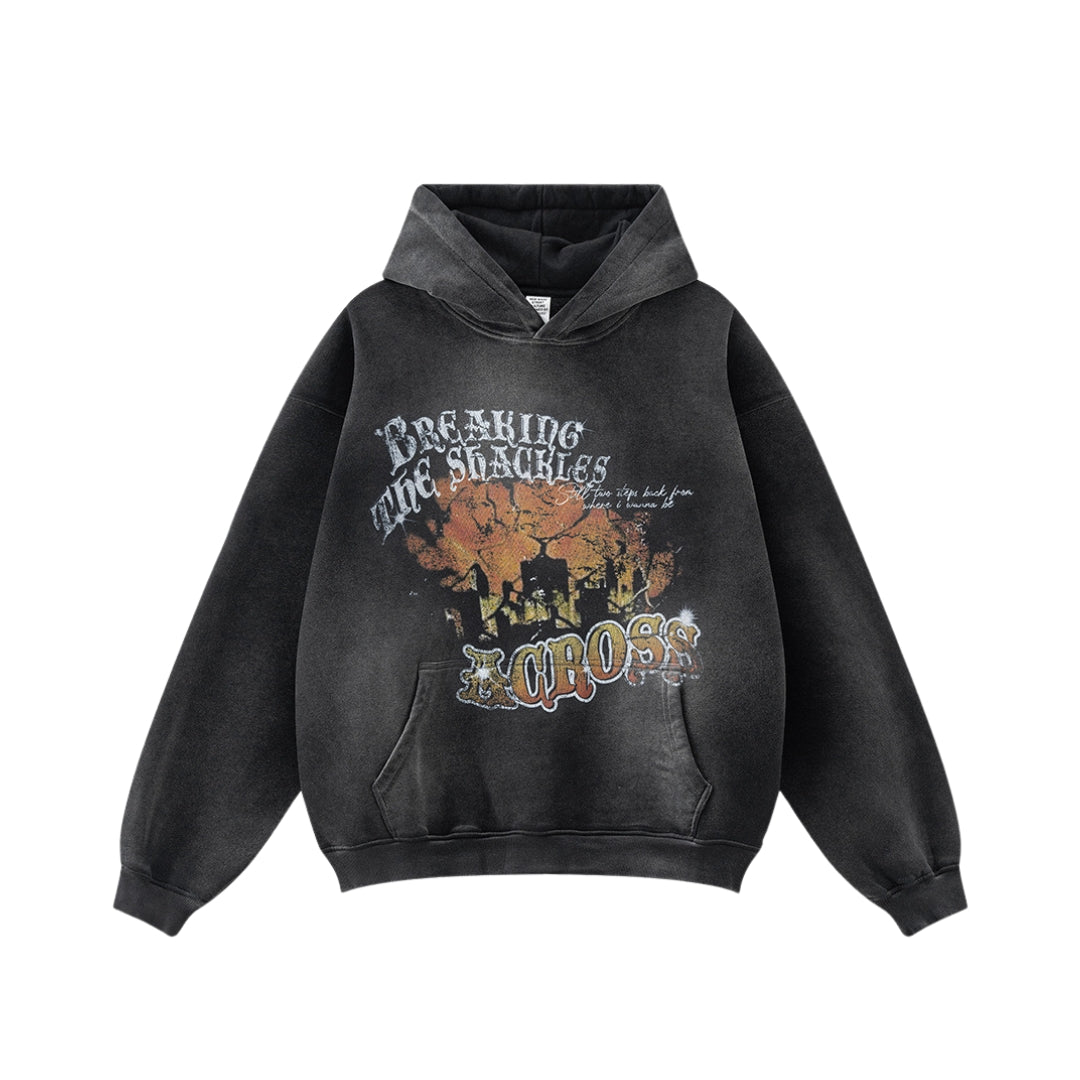 Digital Direct Spray Print Hoodie WN7871