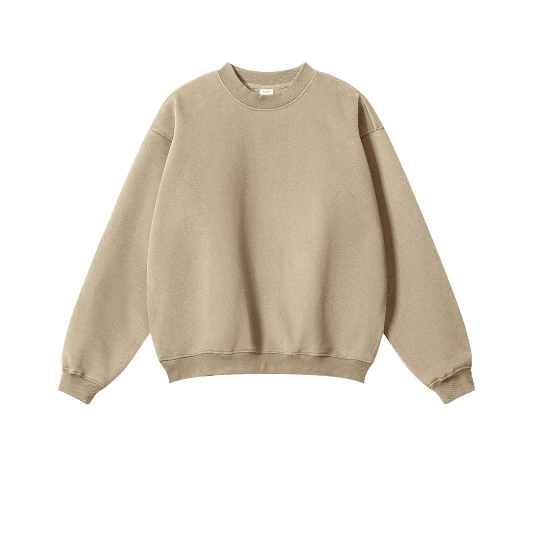 Fleece Lining Oversize Sweatshirt WN9928