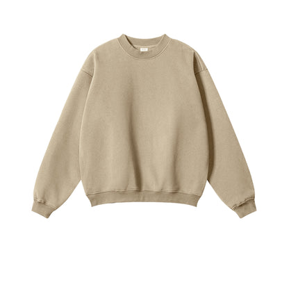 Fleece Lining Oversize Sweatshirt WN9928