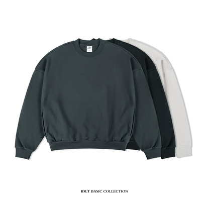 Basic Style Drop Shoulder Sweatshirt WN4352