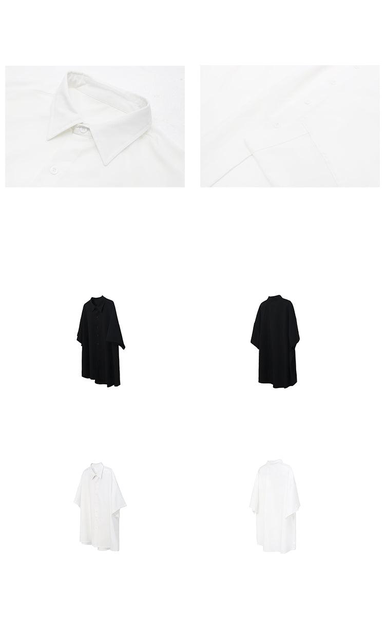 Bottom Short-sleeve Oversize Shirt WN1500