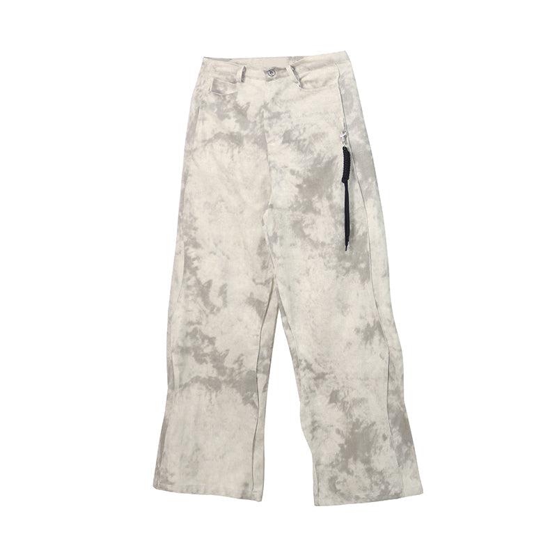 Camouflage Dirty Wave Twisted Cotton Pants WN1910