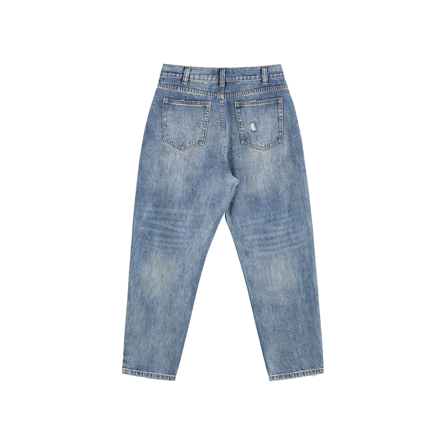 Damage Wash Denim Jeans WN4285